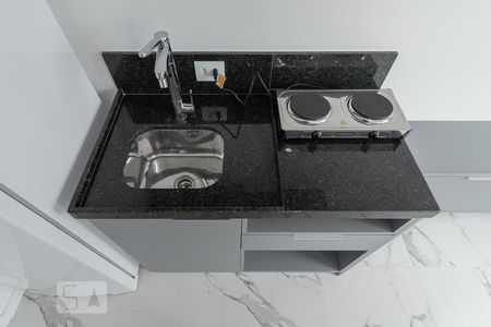 Quarto/Cozinha de kitnet/studio para alugar com 1 quarto, 25m² em Mirandópolis, São Paulo