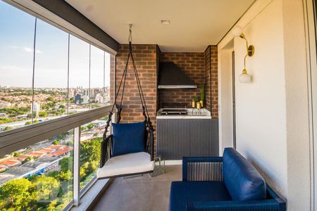Varanda da Sala de apartamento para alugar com 2 quartos, 87m² em Jardim Belo Horizonte, Campinas