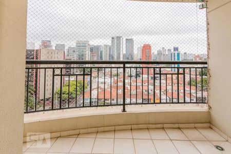 Varanda da Sala de apartamento para alugar com 2 quartos, 69m² em Chácara Santo Antônio (zona Sul), São Paulo