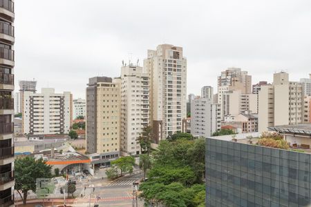 Vista da Sacada de kitnet/studio para alugar com 1 quarto, 64m² em Perdizes, São Paulo