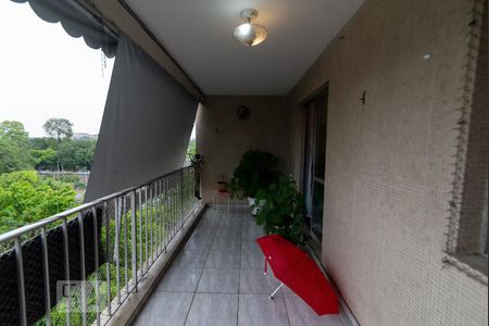 Varanda da Sala de apartamento à venda com 1 quarto, 74m² em Maracanã, Rio de Janeiro