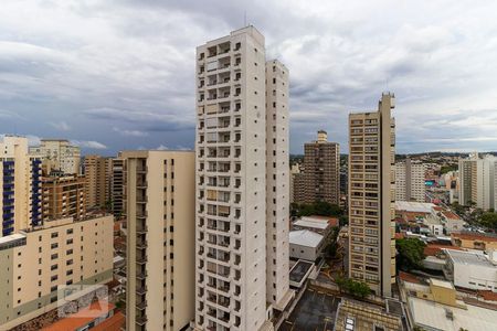 Vista da suíte de apartamento à venda com 4 quartos, 190m² em Cambuí, Campinas