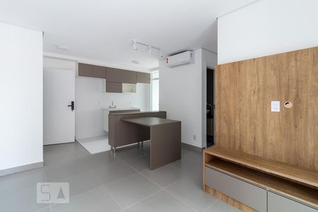 Sala de apartamento à venda com 1 quarto, 49m² em Indianópolis, São Paulo