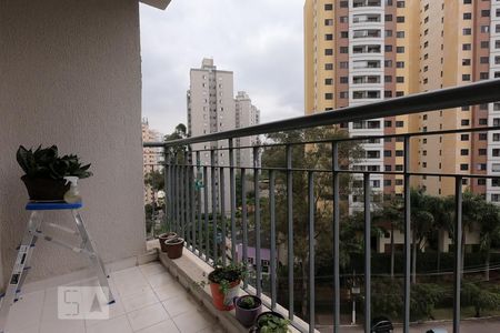 Varanda da Sala de apartamento à venda com 3 quartos, 61m² em Vila Andrade, São Paulo