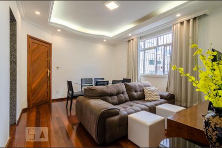 Sala de apartamento à venda com 3 quartos, 110m² em Paquetá, Belo Horizonte
