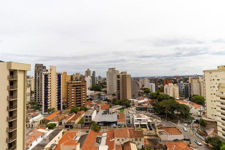 Vista da sala de apartamento à venda com 1 quarto, 54m² em Cambuí, Campinas