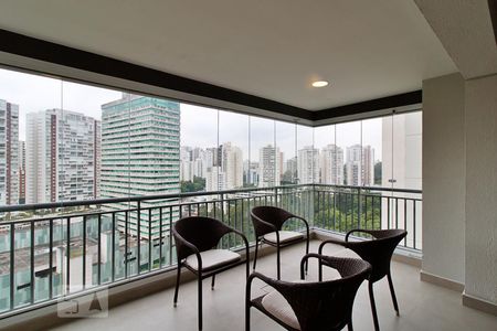 Varanda da Sala de apartamento para alugar com 4 quartos, 129m² em Jardim Vazani, São Paulo