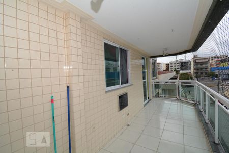 Varanda da Sala de apartamento à venda com 3 quartos, 97m² em Braz de Pina, Rio de Janeiro