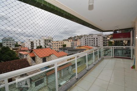 Varanda da Sala de apartamento à venda com 3 quartos, 97m² em Braz de Pina, Rio de Janeiro