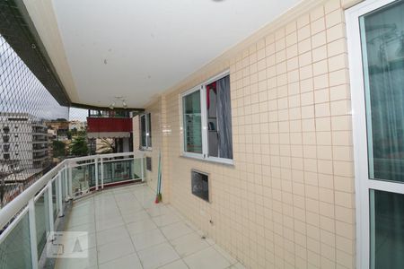 Varanda da Sala de apartamento à venda com 3 quartos, 97m² em Braz de Pina, Rio de Janeiro