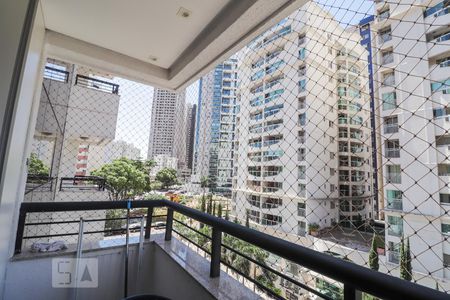 Vista da sacada de apartamento para alugar com 1 quarto, 33m² em Alto da Glória, Goiânia