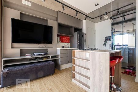 Sala de apartamento à venda com 1 quarto, 42m² em Pinheiros, São Paulo