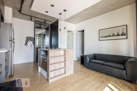 Sala de apartamento à venda com 1 quarto, 42m² em Pinheiros, São Paulo