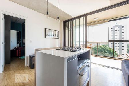 Sala de apartamento à venda com 1 quarto, 42m² em Pinheiros, São Paulo