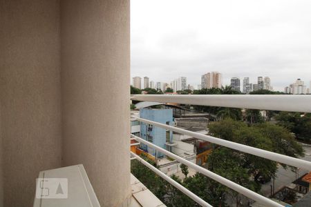 Varanda - Vista de apartamento à venda com 1 quarto, 24m² em Campo Belo, São Paulo