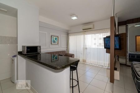 Sala de apartamento para alugar com 1 quarto, 42m² em Setor Bueno, Goiânia