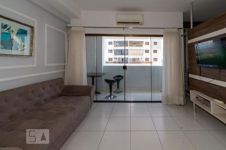 Vista da sala de apartamento para alugar com 1 quarto, 42m² em Setor Bueno, Goiânia