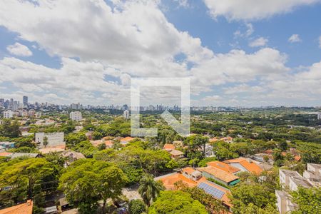 Vista da Sala de apartamento para alugar com 3 quartos, 72m² em Alto de Pinheiros, São Paulo