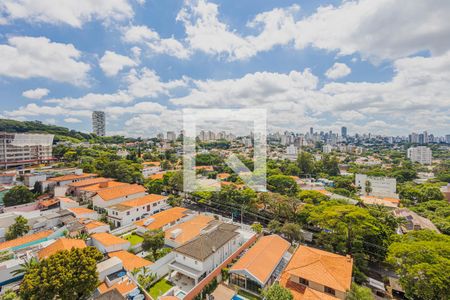 Vista da Sala de apartamento para alugar com 3 quartos, 72m² em Alto de Pinheiros, São Paulo