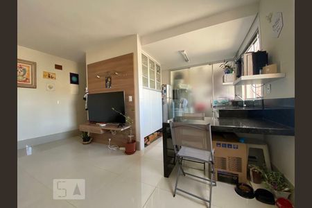 Sala de apartamento para alugar com 2 quartos, 59m² em São Pedro, Belo Horizonte