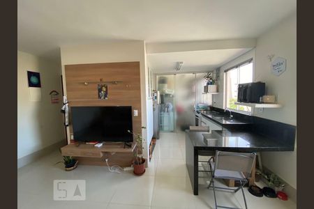 Sala de apartamento para alugar com 2 quartos, 59m² em São Pedro, Belo Horizonte