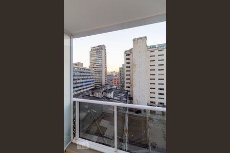 Varanda de kitnet/studio para alugar com 1 quarto, 22m² em Centro, São Paulo