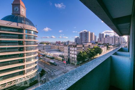 Sacada e Vista do Studio de kitnet/studio para alugar com 1 quarto, 34m² em Centro, Curitiba