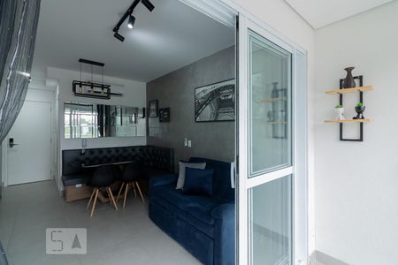 Varanda Studio de kitnet/studio para alugar com 1 quarto, 25m² em Moema, São Paulo