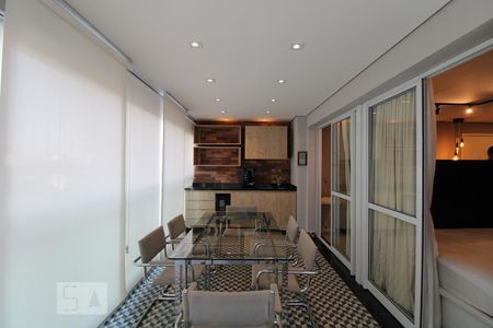 varanda de apartamento para alugar com 1 quarto, 42m² em Brooklin Paulista, São Paulo