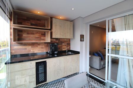 varanda de apartamento para alugar com 1 quarto, 42m² em Brooklin Paulista, São Paulo