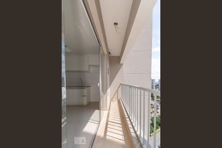 Varanda da Sala de apartamento para alugar com 3 quartos, 77m² em Setor Pedro Ludovico, Goiânia