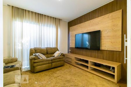 Sala de vídeo de casa de condomínio à venda com 3 quartos, 312m² em Jardim Chapadão, Campinas