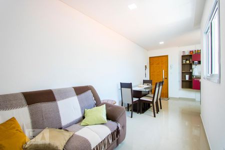 Sala de apartamento à venda com 2 quartos, 88m² em Vila Valparaíso, Santo André