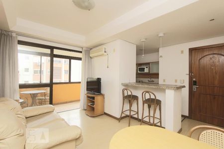 SALA de apartamento à venda com 1 quarto, 44m² em Moinhos de Vento, Porto Alegre