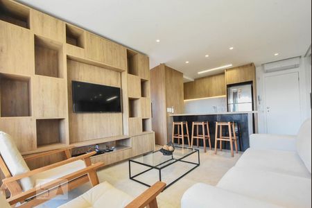 Sala de Estar de apartamento para alugar com 1 quarto, 59m² em Vila Cruzeiro, São Paulo