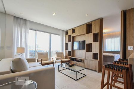 Sala de Estar de apartamento para alugar com 1 quarto, 59m² em Vila Cruzeiro, São Paulo