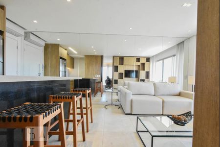 Sala de apartamento para alugar com 1 quarto, 59m² em Vila Cruzeiro, São Paulo