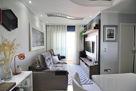 Sala  de apartamento à venda com 2 quartos, 56m² em Dos Casa, São Bernardo do Campo