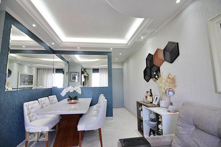 Sala  de apartamento à venda com 2 quartos, 56m² em Dos Casa, São Bernardo do Campo