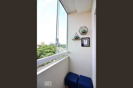 Varanda da Sala  de apartamento à venda com 2 quartos, 56m² em Dos Casa, São Bernardo do Campo