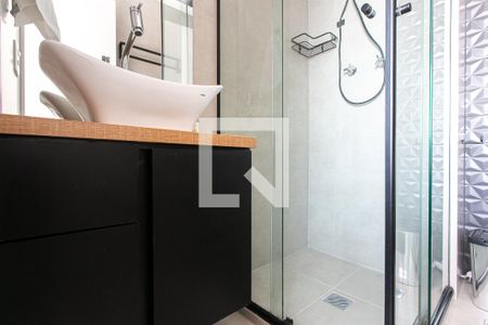 Banheiro de kitnet/studio para alugar com 1 quarto, 20m² em Brás, São Paulo