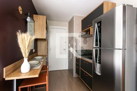 Cozinha de kitnet/studio para alugar com 1 quarto, 20m² em Brás, São Paulo