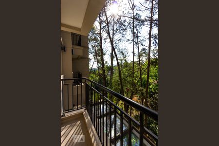 Varanda da Sala de apartamento para alugar com 1 quarto, 38m² em Granja Viana, Cotia
