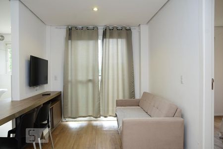 Sala de apartamento para alugar com 1 quarto, 38m² em Granja Viana, Cotia