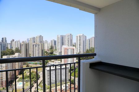 Varanda da Sala de apartamento para alugar com 2 quartos, 48m² em Vila Andrade, São Paulo