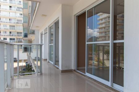 Varanda da Sala de apartamento para alugar com 3 quartos, 93m² em Recreio dos Bandeirantes, Rio de Janeiro