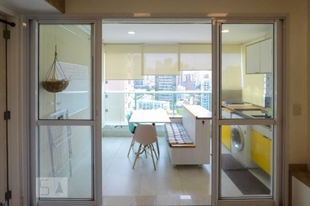 Varanda / Cozinha de kitnet/studio para alugar com 1 quarto, 43m² em Paraíso, São Paulo