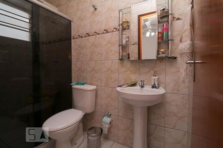 Banheiro Suite 1 de casa de condomínio à venda com 2 quartos, 65m² em Vila Esperança, São Paulo