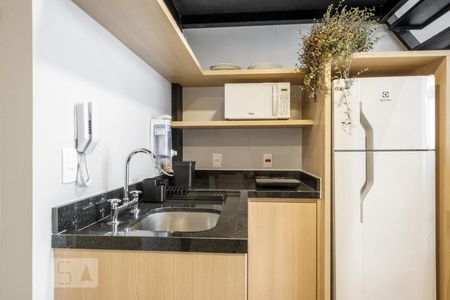 Cozinha Americana de kitnet/studio para alugar com 1 quarto, 26m² em Perdizes, São Paulo