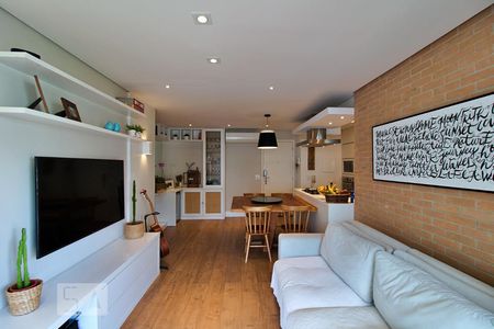 Sala de apartamento à venda com 2 quartos, 80m² em Jardim Leonor, São Paulo